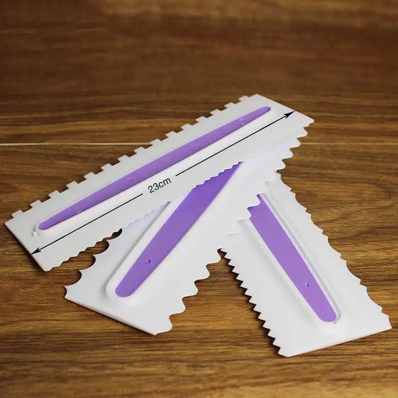 3 шт. большой гребень крем скребок цветы торт Декор инструмент для выпечки