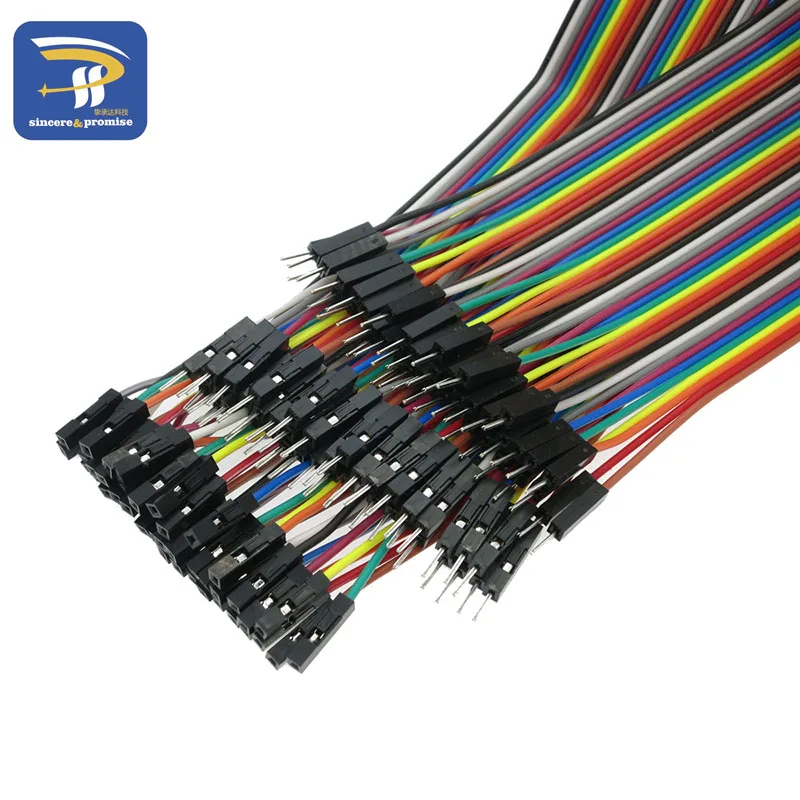 Dupont line 120 шт. 20 см 1P штекер + гнездо и перемычка Кабель для Arduino DIY Kit|jumper wire|line dupontjumper