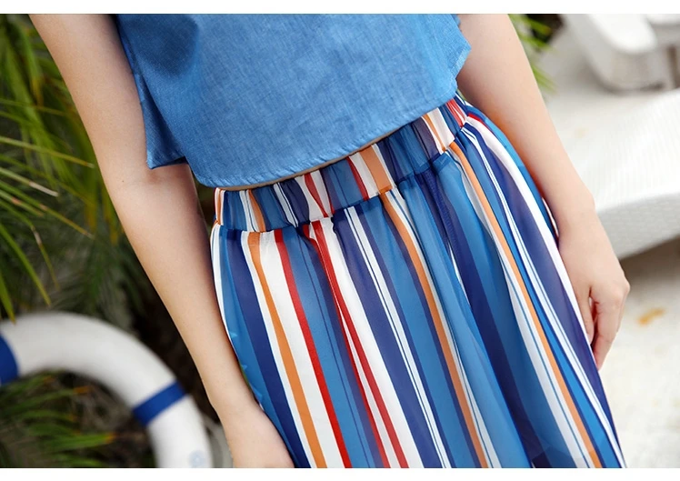 Бесплатная доставка 2018 летняя Одинаковая одежда для семьи семья мать и дочка