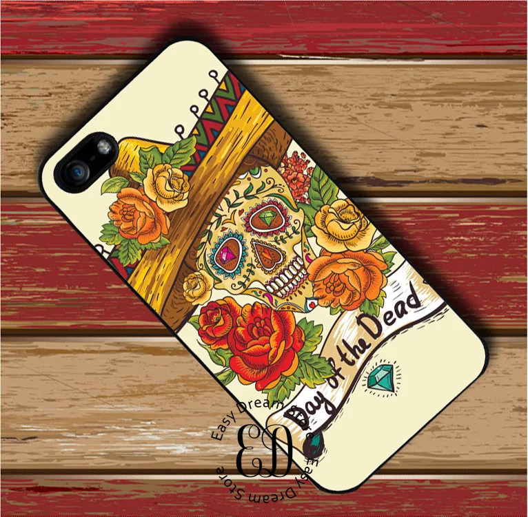 mexican sugar skull Flower case for Huawei P7 P8 P9 p10 p20 p30 mate 8 9 10 20 pro lite Honor | Мобильные телефоны и