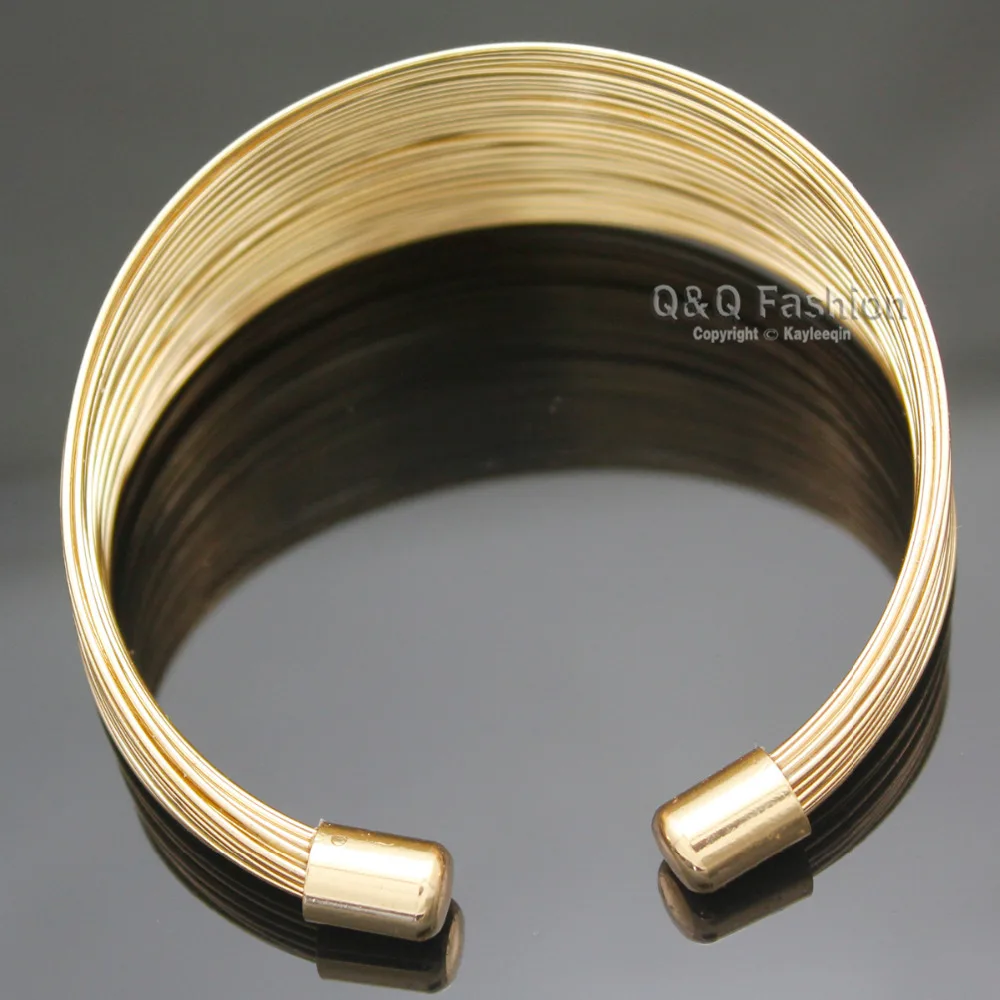 Подиумная Золотая гигипетская Клеопатра 80-х мульти-память тонкая проволока