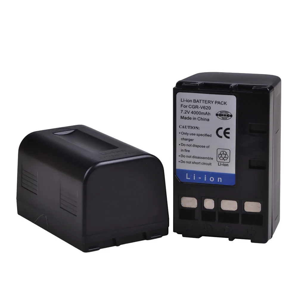 Аккумулятор 4000 мА · ч 1 шт. CGR-V620 CGR V620 CGRV620 для Panasonic NV-RX14 NV-RX17 NV-RX18 NV-RX24 NV-VC NV-RX |