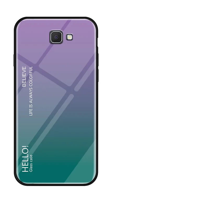 Градиент закаленное Стекло чехол для телефона samsung Galaxy J6 J4 плюс J3 J8 2018 J5 J7 Pro 2017 J2