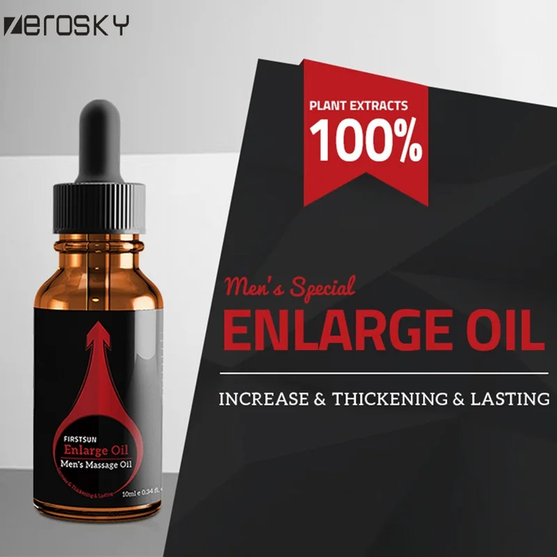 Интимное мужское масло для массажа Zerosky интимные капли мужчин увеличения