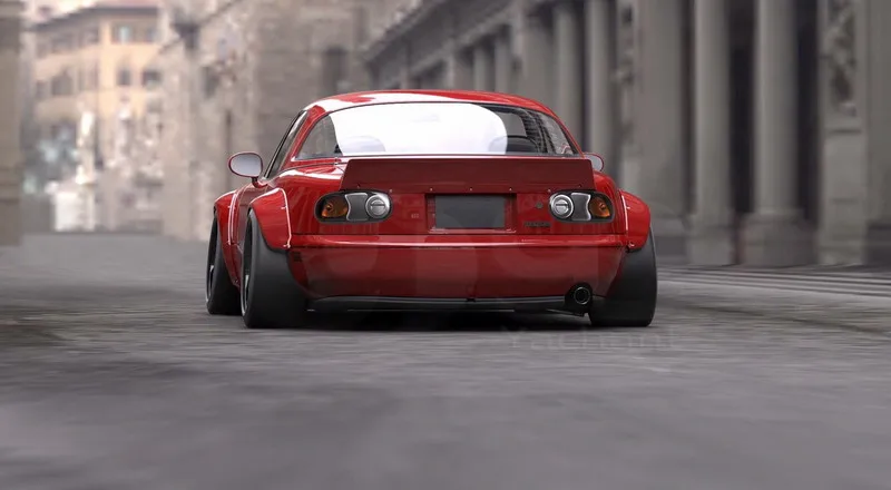Боди из стекловолокна FRP подходит для 1989 1997 Miata MX5 NA PD Style боди комплект Передние