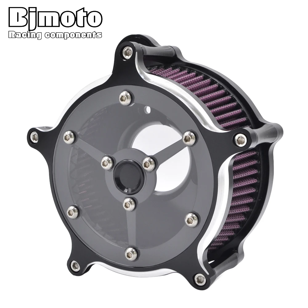 

Motor CNC Air Filter Cleaner Intake System For Harley Touring Road King Road Glide 2008 2009 2010 2011 2012 2013 2014 2015 2016