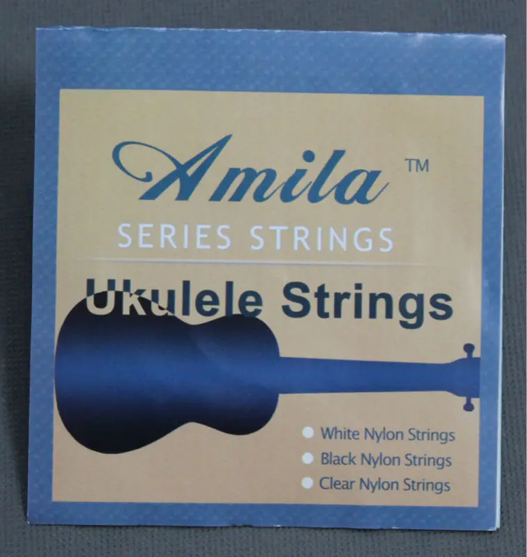 10 комплектов Белый Нейлон Гавайская гитара Сопрано концертный тенор 21 &quot23&quot 26