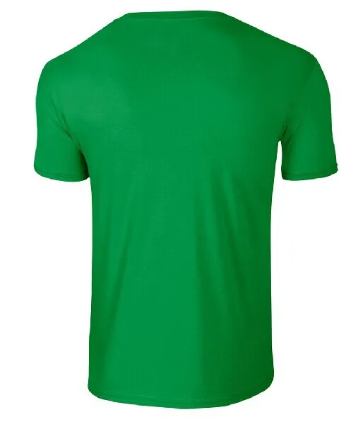 Мужская хлопковая футболка с коротким рукавом брендовая Однотонная круглым