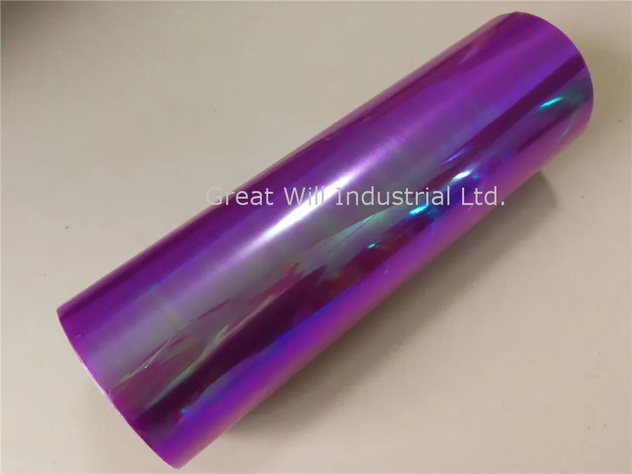 3 рулона фиолетовый хамелеон Тонирующая пленка для автомобильных задних фар
