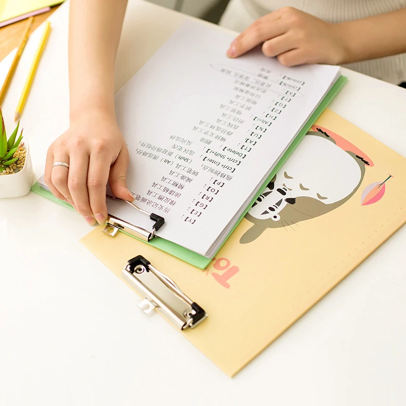 30x21 см милый мультяшный кот животное Тоторо бумага написание файла коврик папка