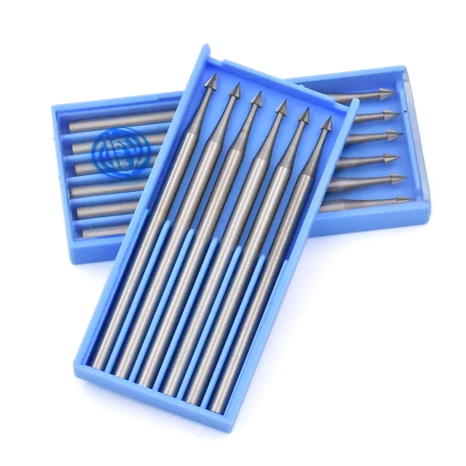 6 шт. абразивные роторные сверла для резьбы инструменты гравировки электрической