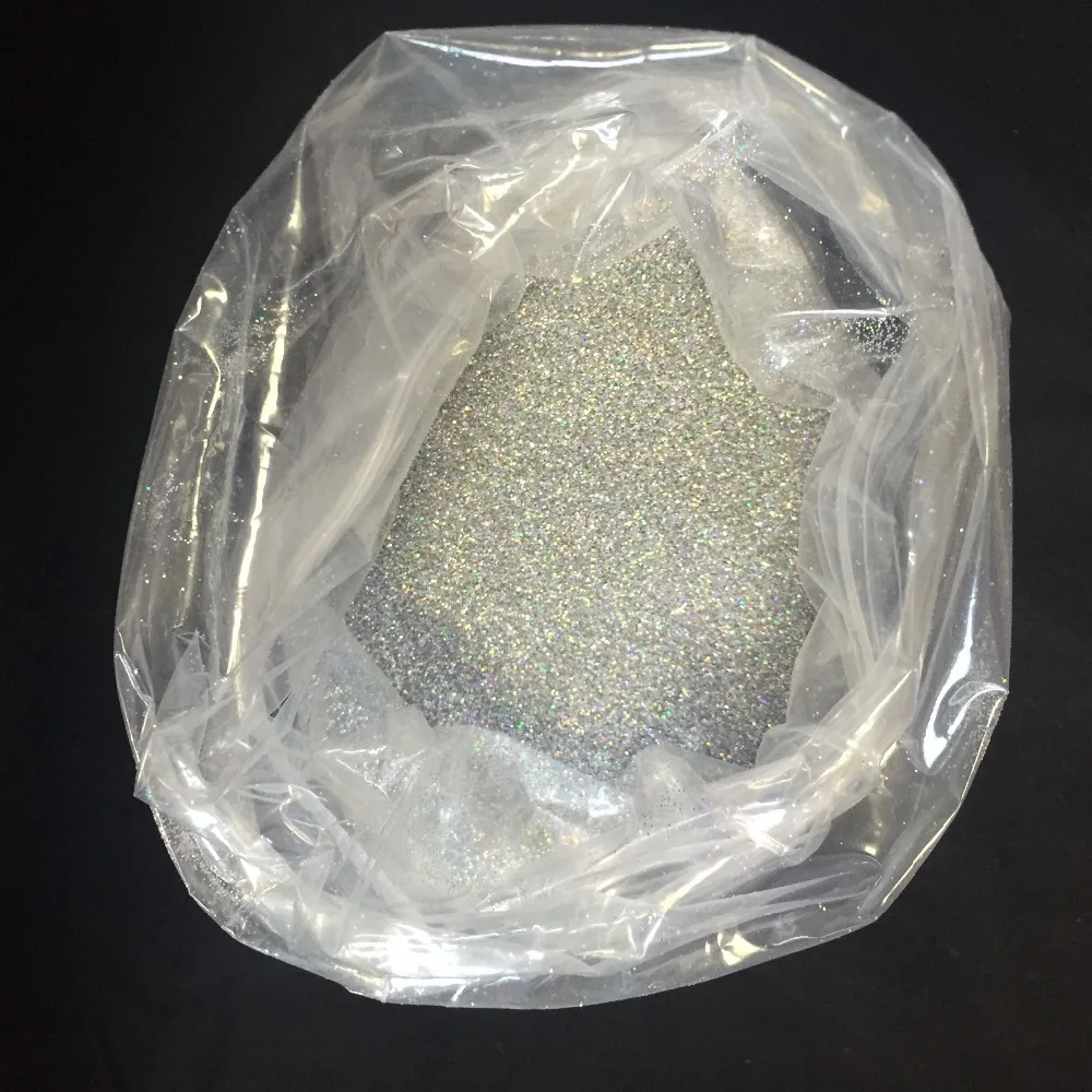 100 г лазерный порошок с серебряным жемчугом пигментным блеском флэш-порошок