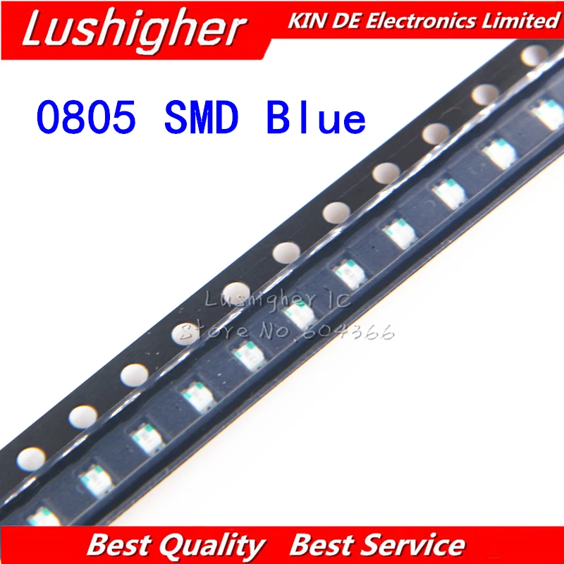100 шт. синие 0805 SMD светодиодсветодиодный диодсветильник|Диоды| |