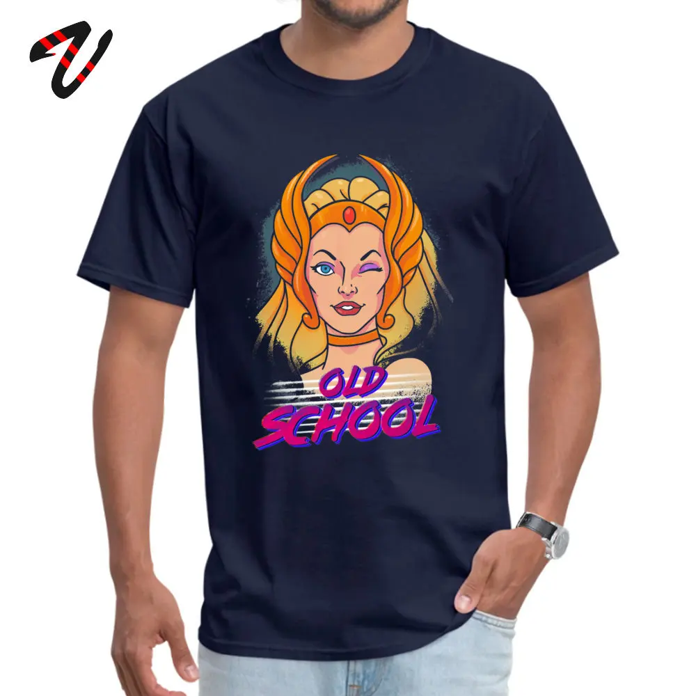 Удобные футболки Shera Old School Man хит продаж 2019 готические топы с круглым вырезом и