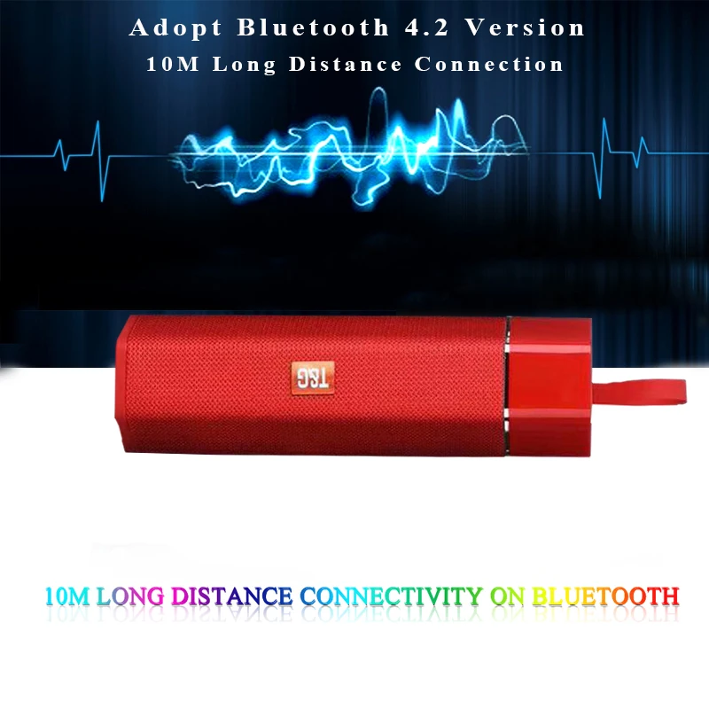 Bluetooth Колонка Водонепроницаемая портативная с поддержкой FM радио и TF