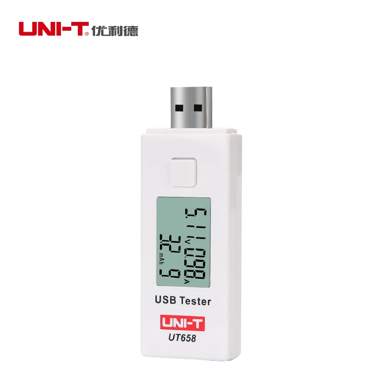 UNI-T UT658/UT658B USB Цифровые токовые Мониторы напряжения U диск доктор Вольтметр для зарядного устройства амметр емкость Макс 9 в USB Тестер питания