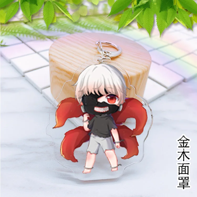 Аниме Tokyo Ghoul kaneki ken значок для косплея брелок двухсторонний модный мультяшный