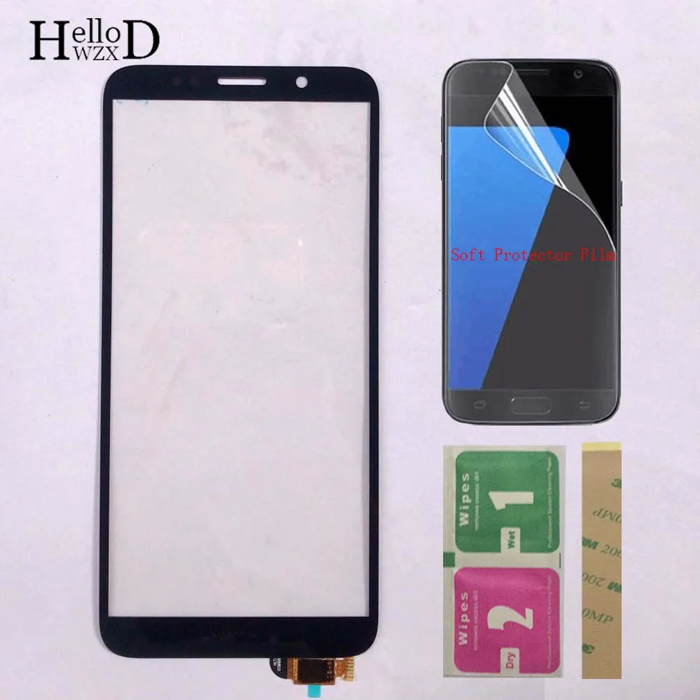 Black Сенсорный экран для huawei Y5 DUA-L22 DRA-L22 сенсорный экран дигитайзер Переднее стекло для huawei Y5 Prime защитная пленка - Цвет: Black