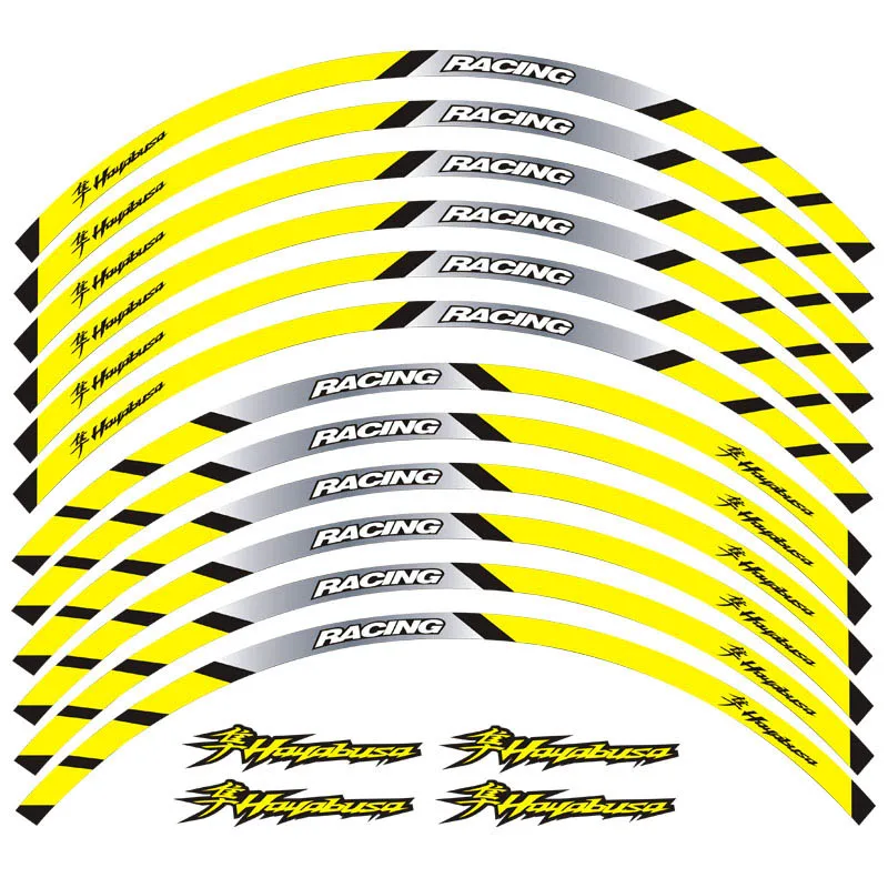 Лидер продаж новинка наклейка на колеса мотоцикла 12 шт. с толстыми краями внешний