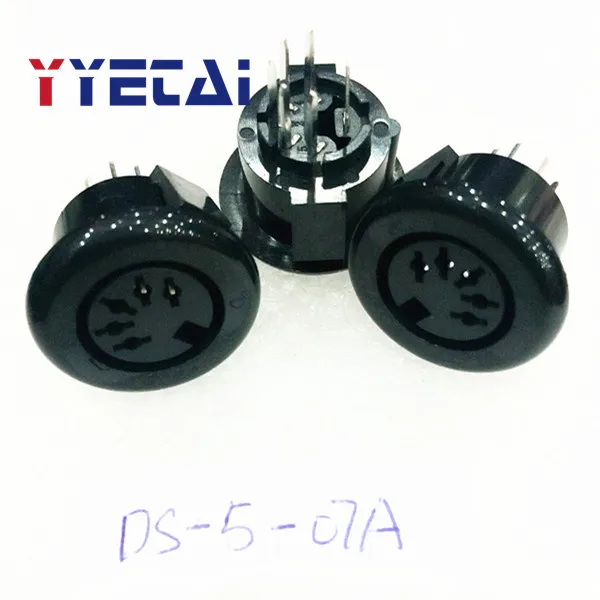 YongYeTai черная зернистая круглая S Клемма пятиконтактная розетка 5 контактная 5P