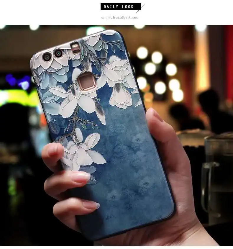Для huawei p10 Lite чехол для huawei p8 p9 Lite чехол для huawei p10 Plus P9 Lite P8 Lite чехол черный чехол с цветами