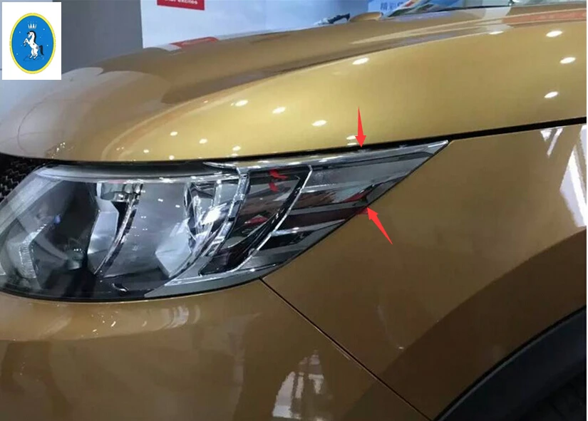 Yimaautotrims авто аксессуар передний головной светильник s крышка век Накладка для Nissan
