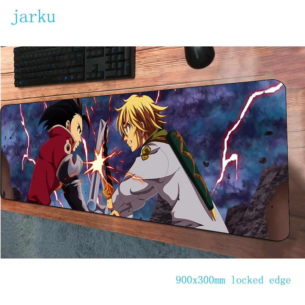 Коврик для мыши nanatsu no taizai персональный компьютерный геймерский коврик 900x300x3 мм
