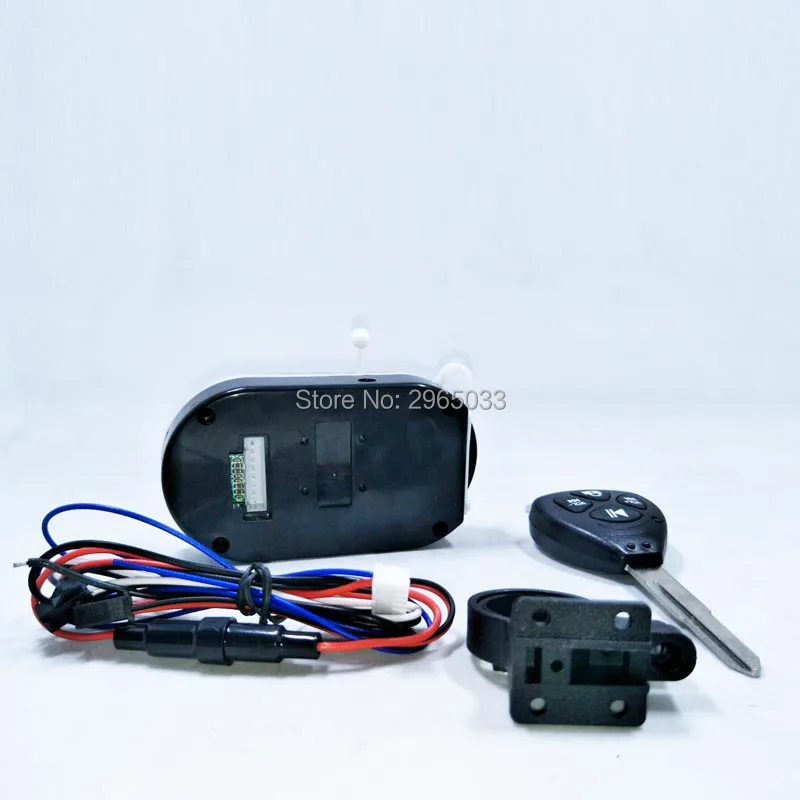 Мотоцикл Беспроводной дистанционного сигнализация Динамик USB MP3 AUX TF карты FM