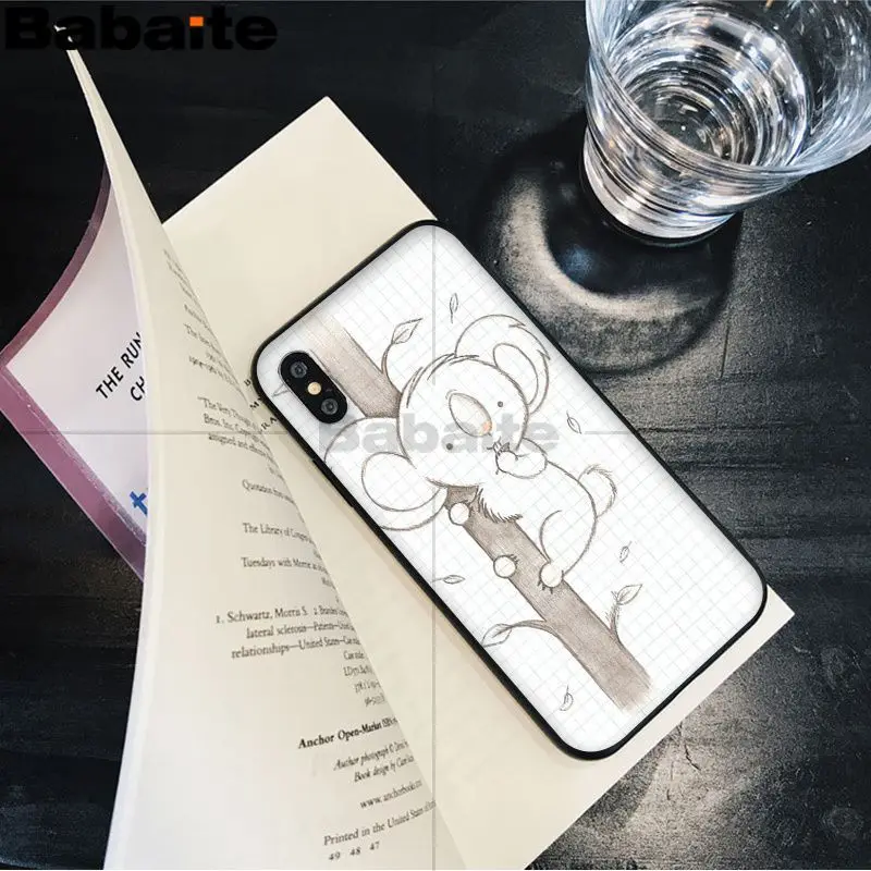 Животный коала Топ детальный популярный чехол для телефона iPhone8 7 6 6S Plus X XS MAX 5 5S SE XR