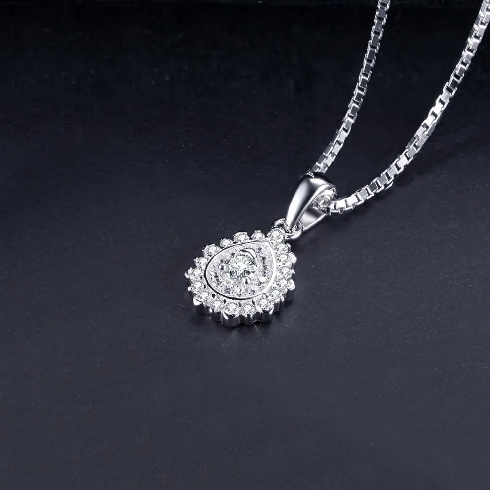 Jewelrypalace грушевидный кластера 0.3ct фианитом изысканные Подвеска для Для женщин 925