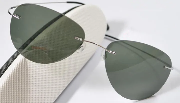 Бесплатная доставка 9 цветов оправа без оправы винта с титановыми гибкими