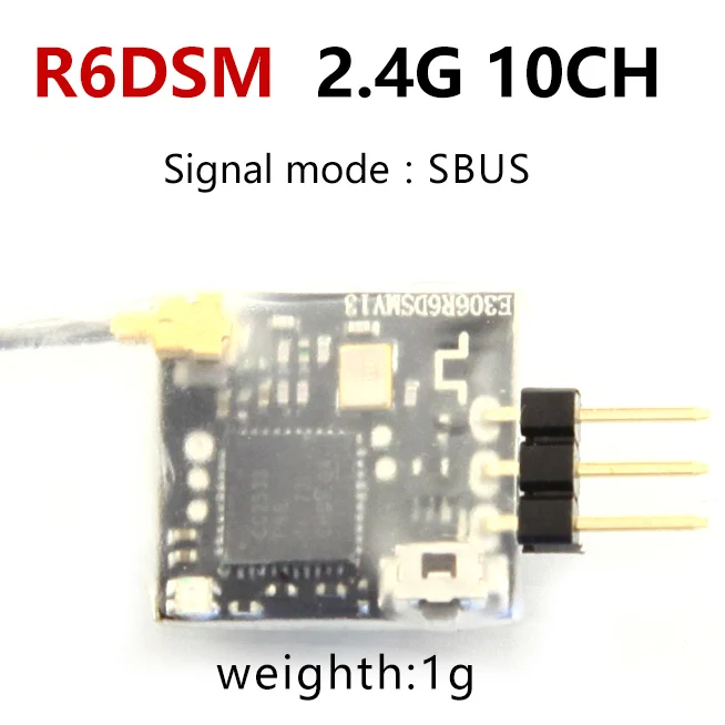 R6DSM Radiolink R12DSM R12DS R9DS R8FM R6DSM R6DS R6FG Rc приемник 2,4G усилитель сигнала для передатчика радиоуправляемой модели AAT9/AT9S/AT10/AT10II - Цвет: R6DSM