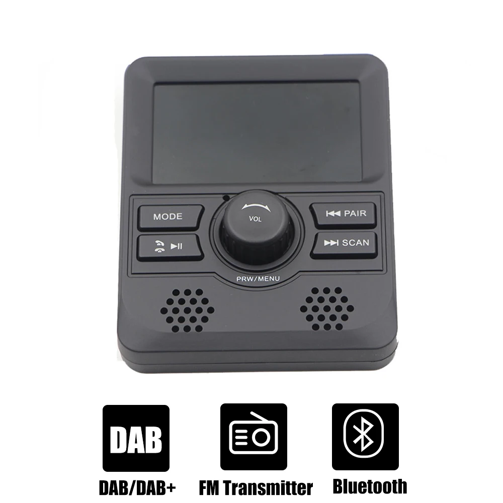 Портативный автомобильный Dab радио + приемник для радиостанции с fm передачей