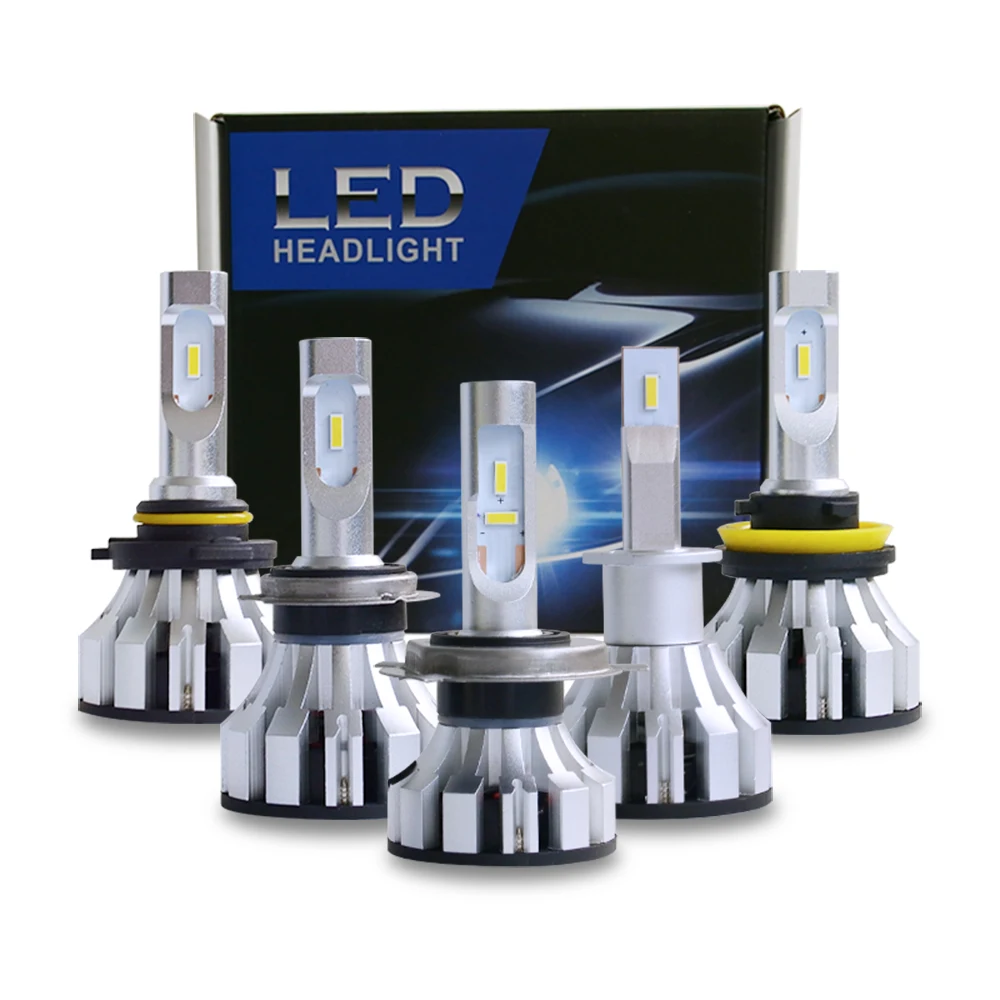 2 шт. Автомобильные фары H7 LED H4 H1 H3 H11 Противотуманные Фары H8 9005 HB3 9006 HB4 72 Вт 8000LM для