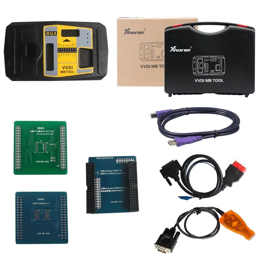 Xhorse V4.1.0 VVDI MB BGA инструмент для Benz Key Programmer включая калькулятор функция клиента