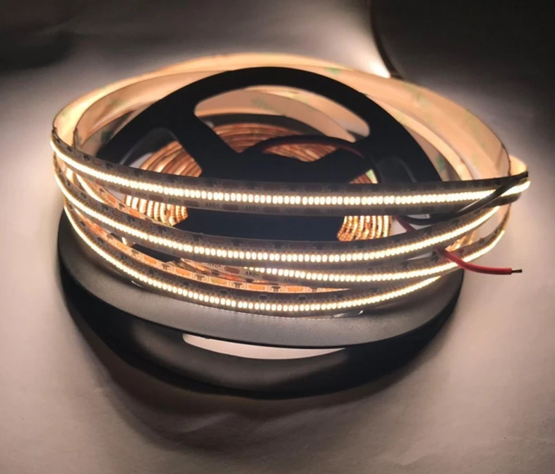[Seven Neon] DC24V 5M IP20 10 мм FPBC 350led/m 21 Вт/м 2110 Светодиодная лента супер яркая 90 CRI теплая