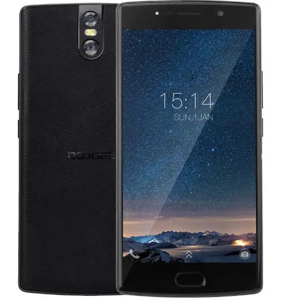DOOGEE BL7000 Android 7,0 7060 мАч 12V2A Быстрая зарядка 5,5 ''FHD MTK6750T Восьмиядерный 4 Гб ОЗУ 64 Гб ПЗУ Двойная камера 13,0 МП смартфон - Цвет: Черный