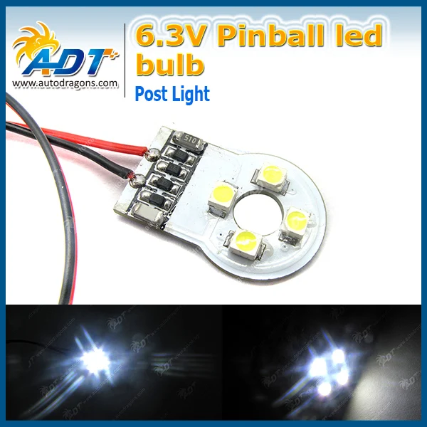 100 шт. суперъяркая Светодиодная лента для пинбола 6 3 В 4 * 3528SMD | Автомобили и
