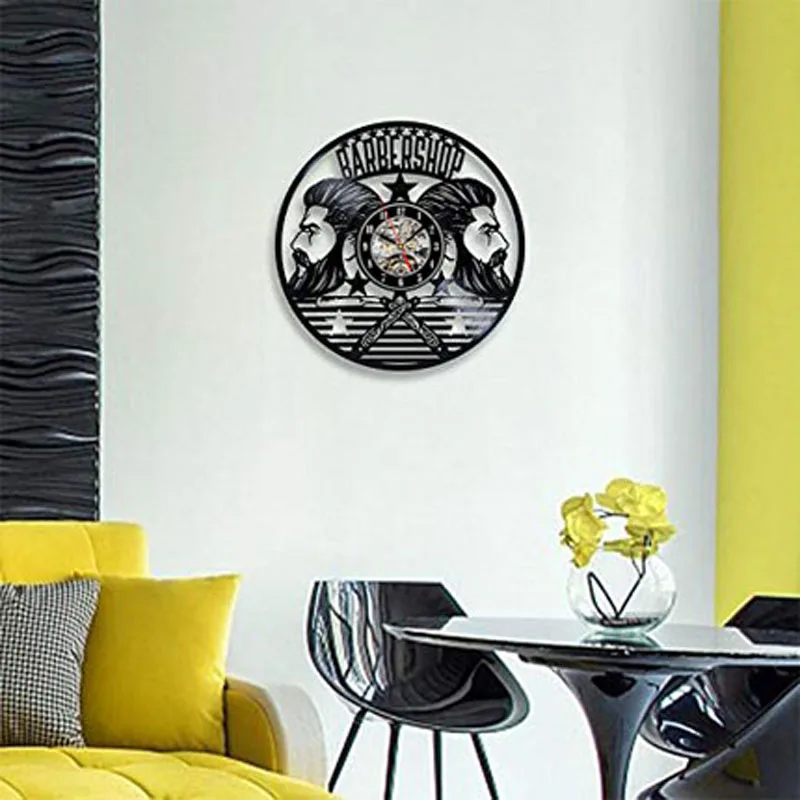 Настенные часы для парикмахерской дизайнерские декоративные парикмахерские из