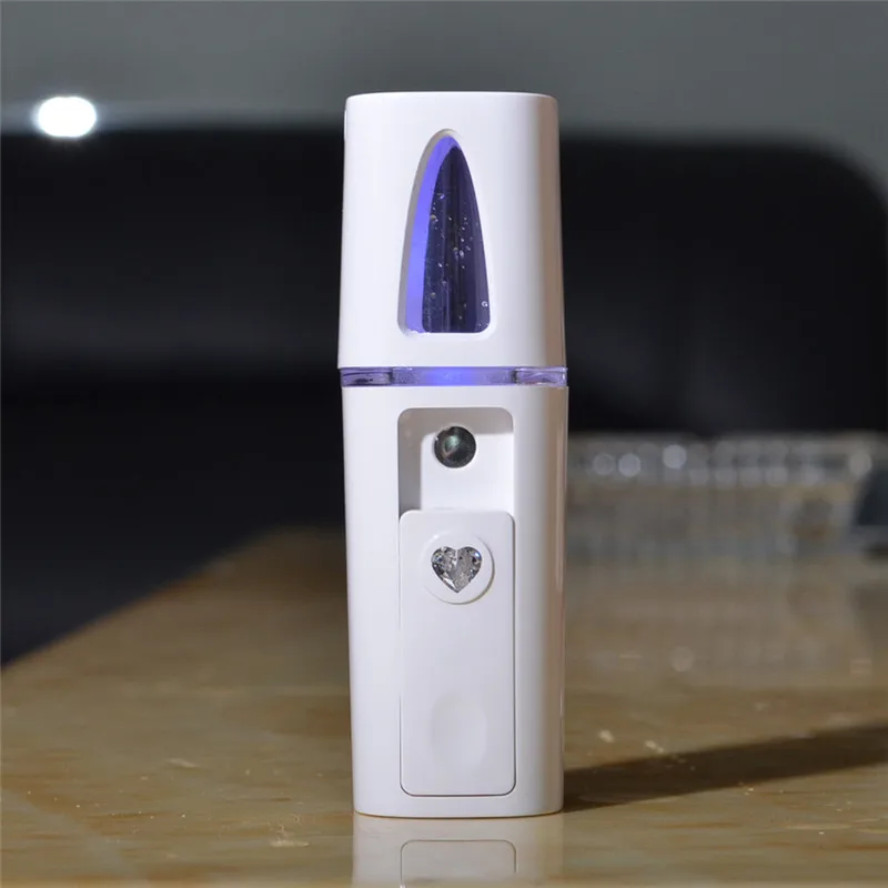 1 шт. Белый USB нано-распылитель для лица, сауна, испаритель, пароварка для лица, нано-пароварка для красоты лица, увлажняющий Пароварка для лица