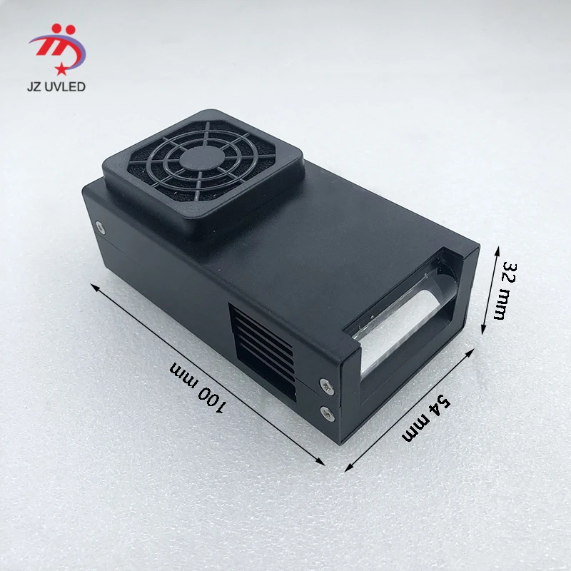 Fan Cooling Small Uv Lamps 395nm LED Curing Device For DX5 XP600 Uv Flatbed Printer Ink Curing UV LED Gel The Cure 365nm Lights