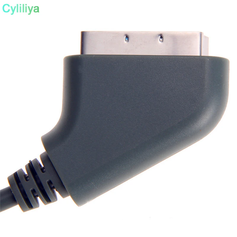 100 шт. новый стиль 1 8 м/6 футов RGB Scart видео HD кабель ТВ АВ для XBOX 360 игровой самая