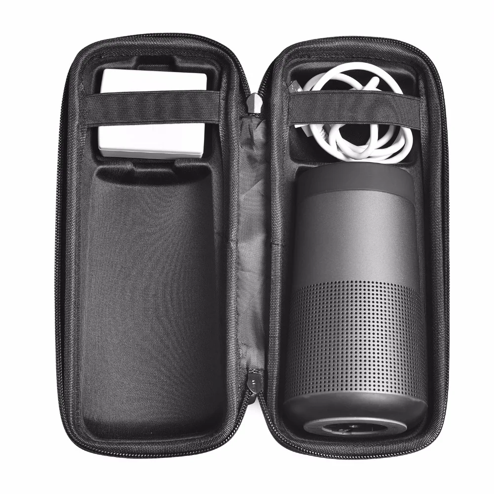 Новый PU дорожный защитный чехол для Bose Soundlink Revolve Bluetooth Speaker Carry Pouch Bag Cover Case Extra Space For