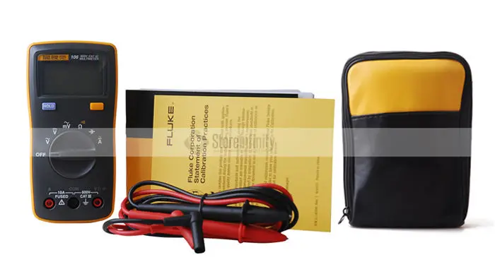 Fluke 106 Ручной цифровой легко переносится мини-мультиметр с мягким чехлом