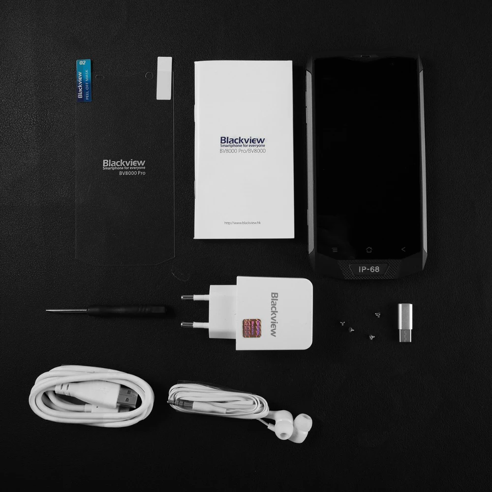 Blackview BV8000 Pro 6 Гб 64 Оригинал 5 &quotIP68 водонепроницаемый мобильный телефон