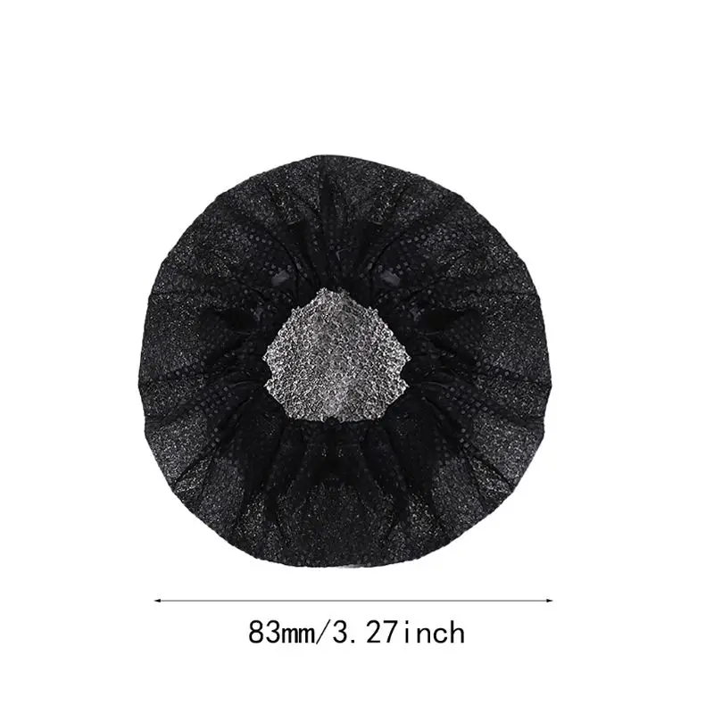 50 пар одноразовых нетканых покрытий для микрофона защита от ветрового стекла