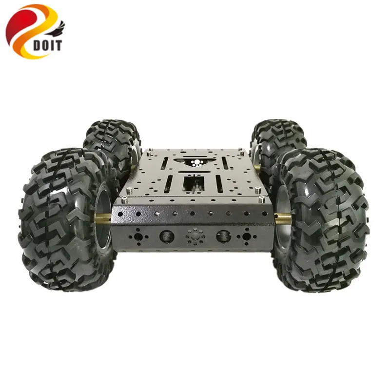 W3 3WD Smart Robot Car Platform With Omni Universal Wheel High Hardness Of Steel For Arduino DIY |