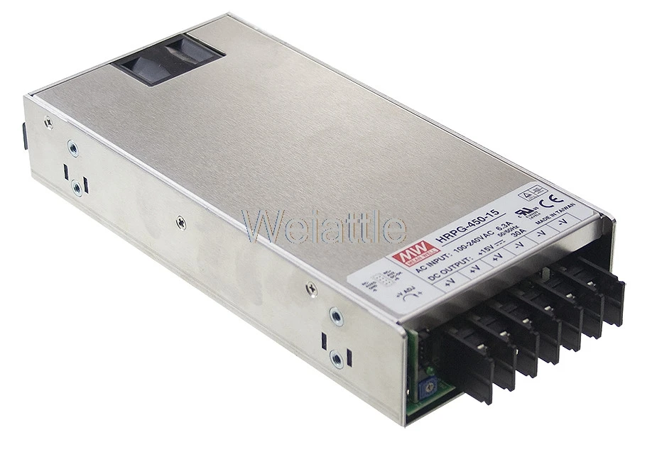 

MEAN WELL original HRPG-450-48 48V 9.5A meanwell HRPG-450 48V 456W Single Output with PFC Function Power Supply