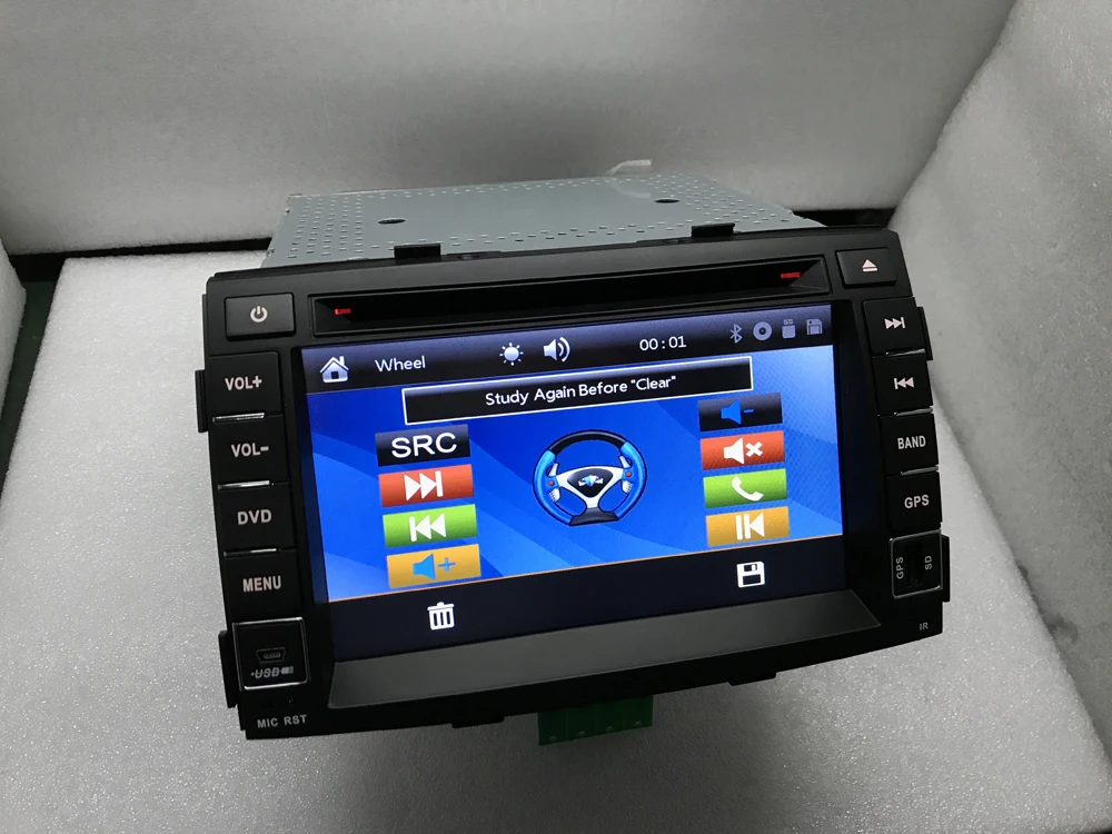 BYNCG автомобильный dvd-плеер gps навигация 2 Din 7 ''мультимедиа авто радио плеер резервная камера FM 8 ГБ карта для KIA Sorento 2010-2012
