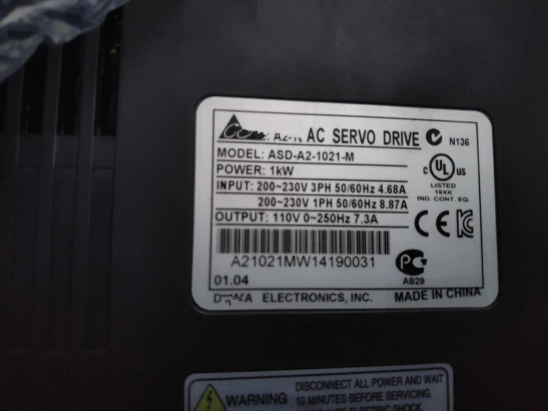 ASD A2 1021 M 1kW 220В CANopen серии AC сервопривод|Драйвер двигателя| |